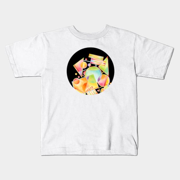 Celebration Geometric Kids T-Shirt by PatriciaSheaArt